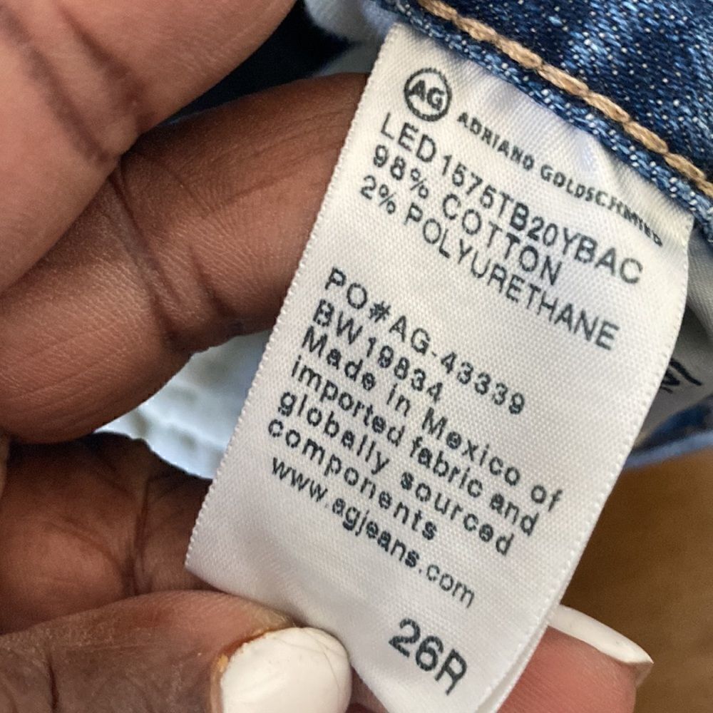 AG The Ex Boyfriend Slouchy Slim Jeans 26R - Picture 8 of 8
